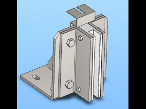 elevator parts guide shoes 5 specifications Modèle 3D