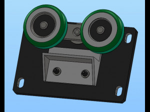 elevator parts guide shoes 5 specifications Modèle 3D
