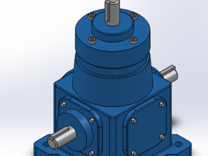 t series spiral bevel gear steering box 8 specifications in total 3D 모델