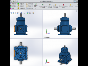 t series spiral bevel gear steering box 8 specifications in total 3D 모델