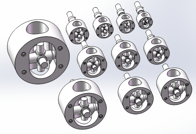 chuck automatic quartering dividing chuck 11 specifications in total Modèle 3D .c4d .max .obj .3ds .fbx .stl .blend 