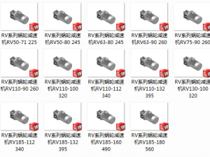 rv series turbine reducer 29 specifications in total 3D Model