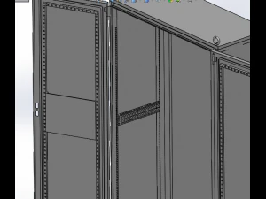 low voltage switch cabinet 3D Model