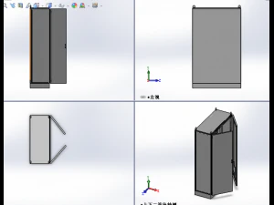 low voltage switch cabinet 3D Model