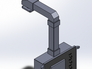 cantilever of low voltage switch cabinet Model 3D