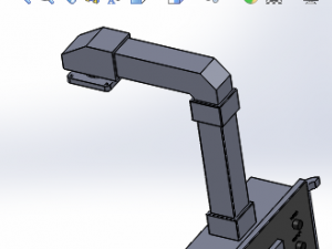 cantilever of low voltage switch cabinet Model 3D