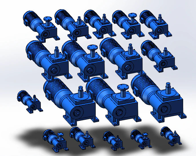 elevador de tornillo de turbina Modelo 3D .c4d .max .obj .3ds .fbx .stl .blend 