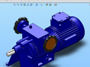udlシリーズ プラネタリーコーンプレート無段変速機 計3仕様 3Dモデル
