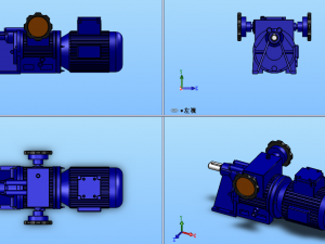 udl series planetary cone plate stepless transmission 3 specifications in total 3D Model