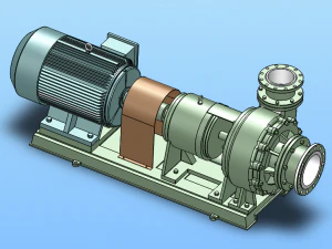 uhb-zk40 200 mortar pump 16 specifications in total 3D Model