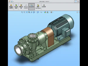uhb-zk40 200 mortar pump 16 specifications in total 3D Model