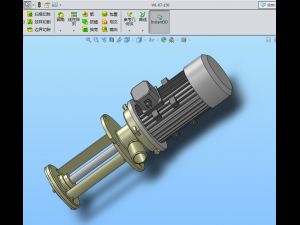 wl series hot water hot oil vertical vortex pump Model 3D