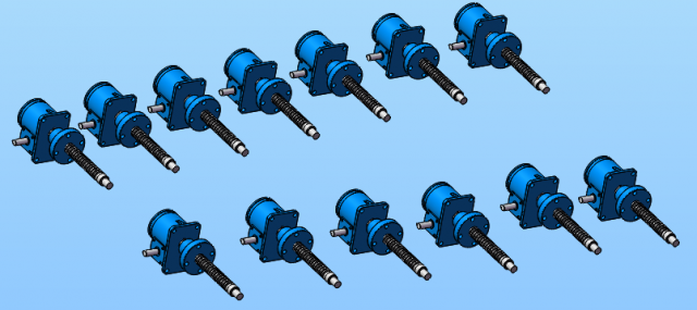 jwb005dr ordinary ball screw elevator 13 specifications in total 3D Model .c4d .max .obj .3ds .fbx .stl .blend 