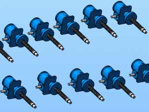jwb005dr ordinary ball screw elevator 13 specifications in total 3D Model