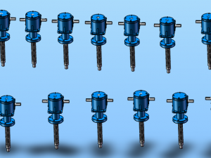 jwb005dr ordinary ball screw elevator 13 specifications in total 3D Model