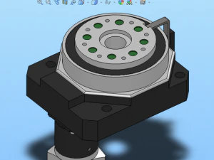 sr series servo rotating platform 15 specifications in total 3D Model