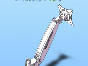 display bracket - air spring type 8 specifications in total 3D Model
