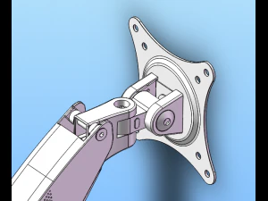 display bracket - air spring type 8 specifications in total 3D Model