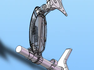 display bracket - air spring type 8 specifications in total 3D Model