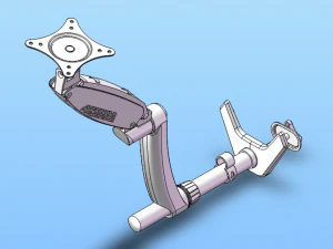 display bracket - air spring type 8 specifications in total 3D Model
