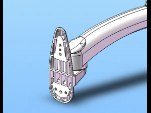 display bracket - air spring type 8 specifications in total 3D Model