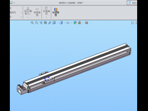 km55 series linear module 20 specifications in total Modelo 3D
