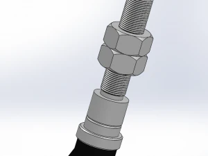 external thread vacuum sucker 16 specifications in total 3D Model