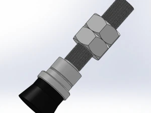 external thread vacuum sucker 16 specifications in total 3D Model