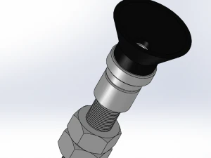external thread vacuum sucker 16 specifications in total 3D Model
