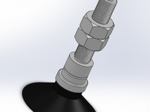 external thread vacuum sucker 16 specifications in total 3D Model