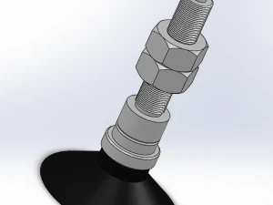 external thread vacuum sucker 16 specifications in total 3D Model