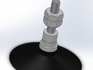 external thread vacuum sucker 16 specifications in total 3D Model