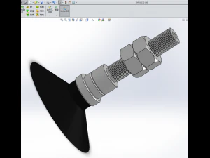 external thread vacuum sucker 16 specifications in total 3D Model
