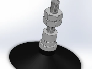 external thread vacuum sucker 16 specifications in total 3D Model