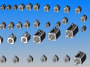 yaskawa servo motor 43 specifications in total 3D Model