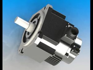 yaskawa servo motor 43 specifications in total 3D Model