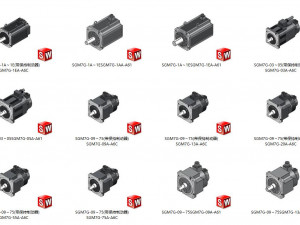 yaskawa servo motor 43 specifications in total Modelo 3D