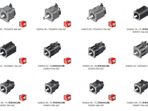 yaskawa servo motor 43 specifications in total 3D Model
