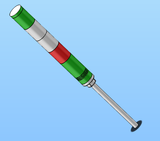 integrated signal lamp 20 specifications 3D Model .c4d .max .obj .3ds .fbx .stl .blend 
