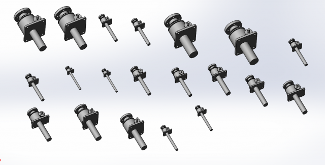 qwl turbine screw elevator 20 specifications in total Modello 3D .c4d .max .obj .3ds .fbx .stl .blend 
