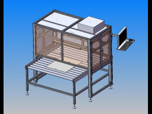 glass inspection equipment Model 3D