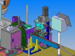 drawing of needle inserting machine 3D Model