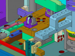drawing of needle inserting machine 3D Model