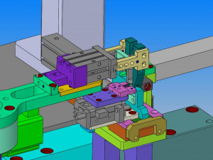drawing of needle inserting machine 3D Model