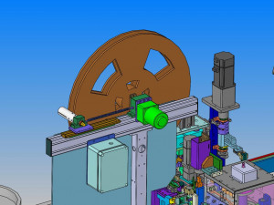 drawing of needle inserting machine 3D Model