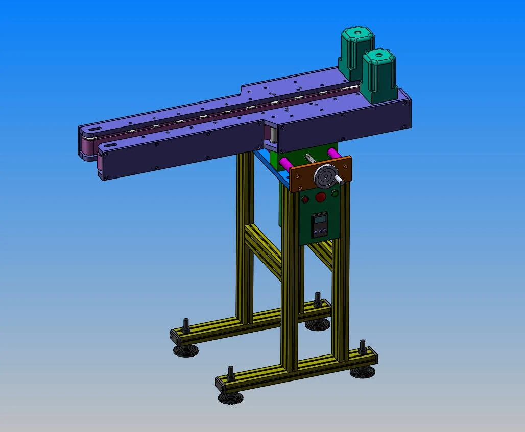 clamping conveyor 3D Model .c4d .max .obj .3ds .fbx .stl .blend 