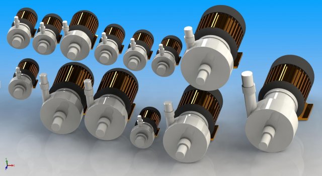 s type chemical pump 13 specifications in total 3D मॉडल .c4d .max .obj .3ds .fbx .stl .blend