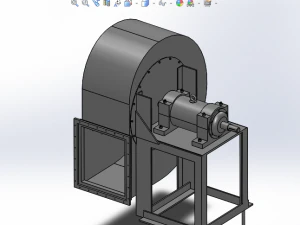 遠心ファン 4-72-12 b4-72-12 no6 d c 遠心ファン 3Dモデル