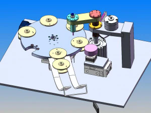 pin assembly machine 3D Model