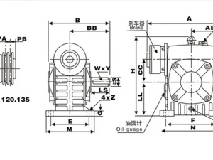 wapc electromagnetic clutch and brake 21 specifications in total 3D Model